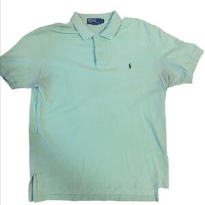 Polo by Ralph Lauren Men's Light Green Polo Shirt